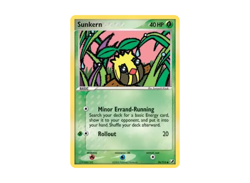 Sunkern C [115-UNSEEN-FORCES 76/115] [EN] (EX Ruby & Sapphire "Unseen Forces")