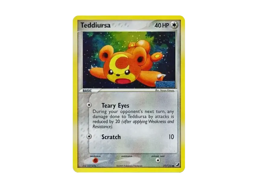 Teddiursa C : Reverse Holo [115-UNSEEN-FORCES 77/115] [EN] (EX Ruby & Sapphire "Unseen Forces")