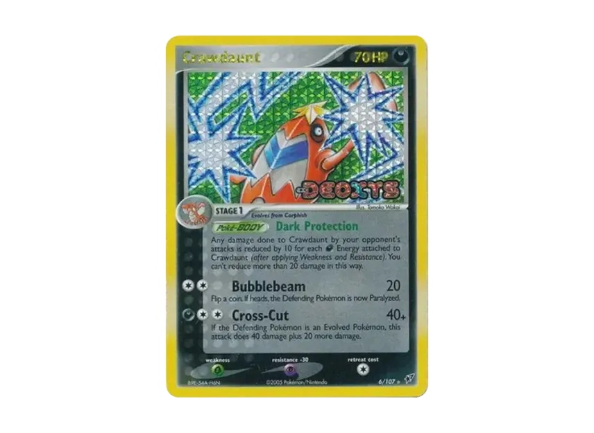 Crawdaunt R : Reverse Holo [107-EX-DEOXYS 6/107] [EN] (EX Ruby & Sapphire "EX Deoxys")