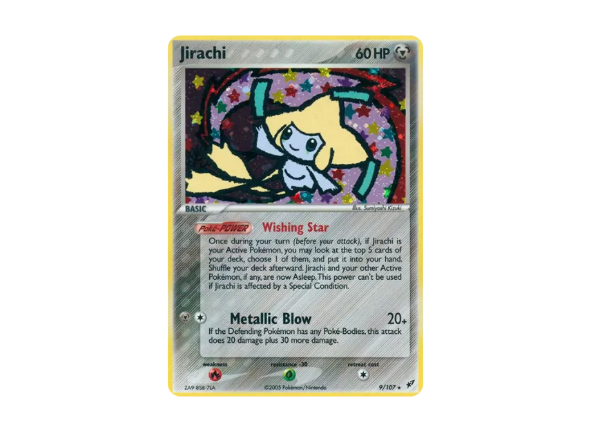Jirachi R [107-EX-DEOXYS 9/107] [EN] (EX Ruby & Sapphire "EX Deoxys")