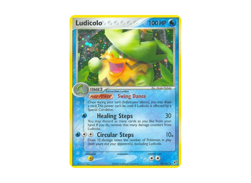 Ludicolo R [107-EX-DEOXYS 10/107] [EN] (EX Ruby & Sapphire "EX Deoxys")