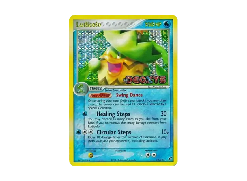 Ludicolo R : Reverse Holo [107-EX-DEOXYS 10/107] [EN] (EX Ruby & Sapphire "EX Deoxys")