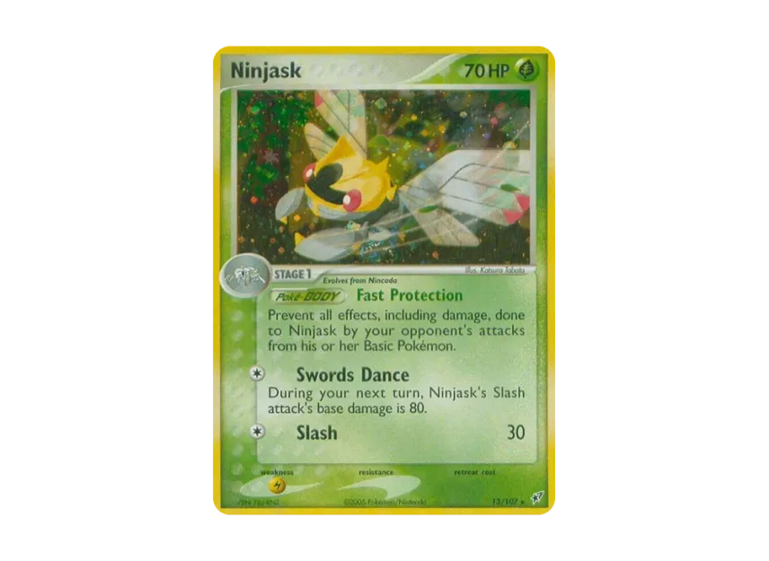 Ninjask R [107-EX-DEOXYS 13/107] [EN] (EX Ruby & Sapphire "EX Deoxys")