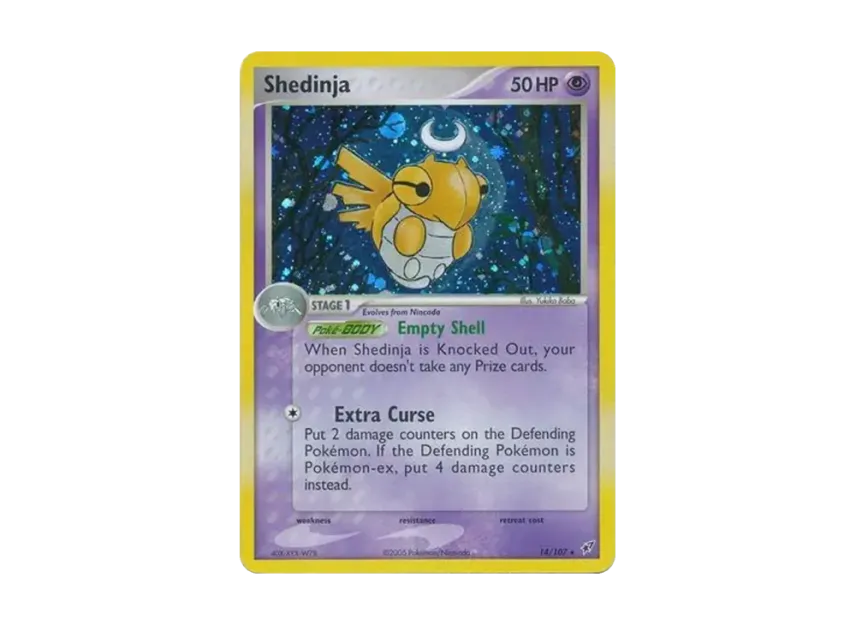 Shedinja R : Reverse Holo [107-EX-DEOXYS 14/107] [EN] (EX Ruby & Sapphire "EX Deoxys")