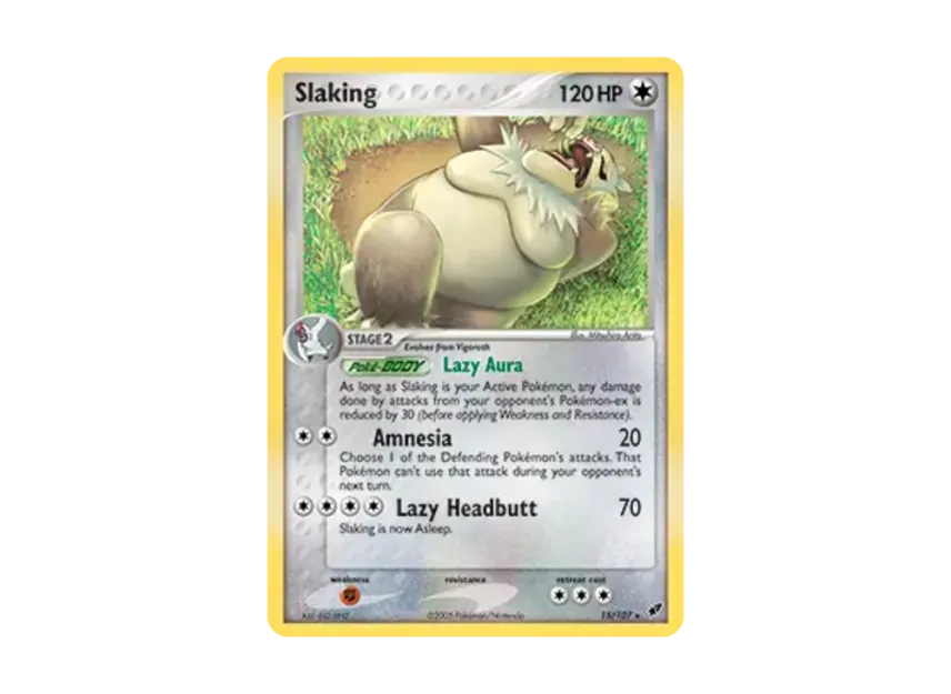 Slaking R : Holo [107-EX-DEOXYS 15/107] [EN] (EX Ruby & Sapphire "EX Deoxys")
