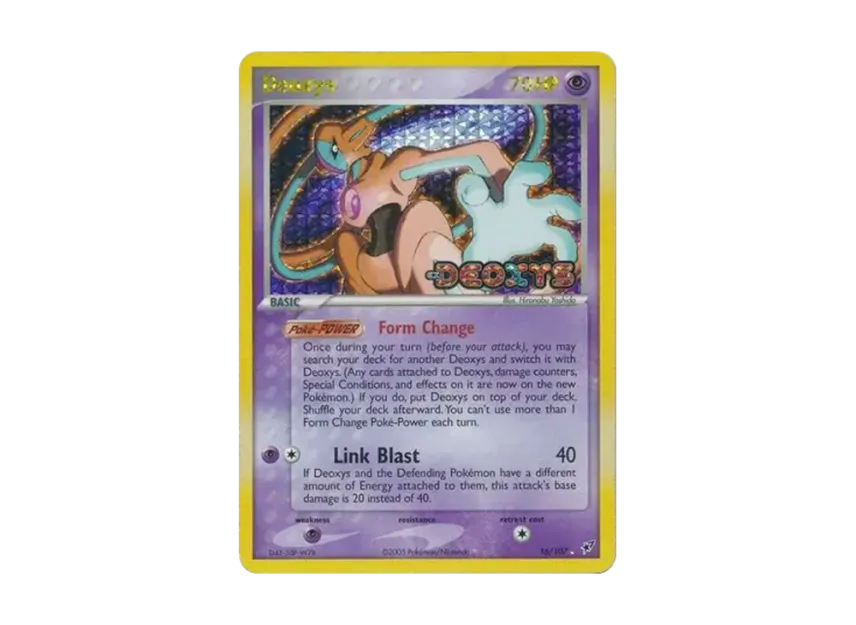 Deoxys R : Reverse Holo [107-EX-DEOXYS 16/107] [EN] (EX Ruby & Sapphire "EX Deoxys")
