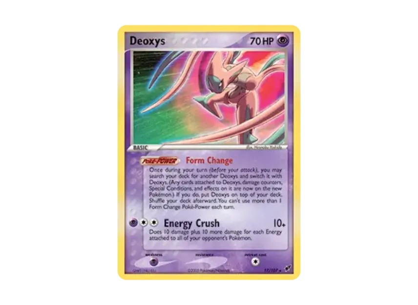 Deoxys R [107-EX-DEOXYS 17/107] [EN] (EX Ruby & Sapphire "EX Deoxys")