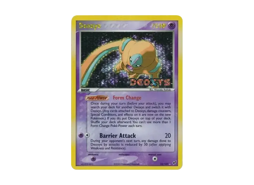 Deoxys R : Reverse Holo [107-EX-DEOXYS 18/107] [EN] (EX Ruby & Sapphire "EX Deoxys")