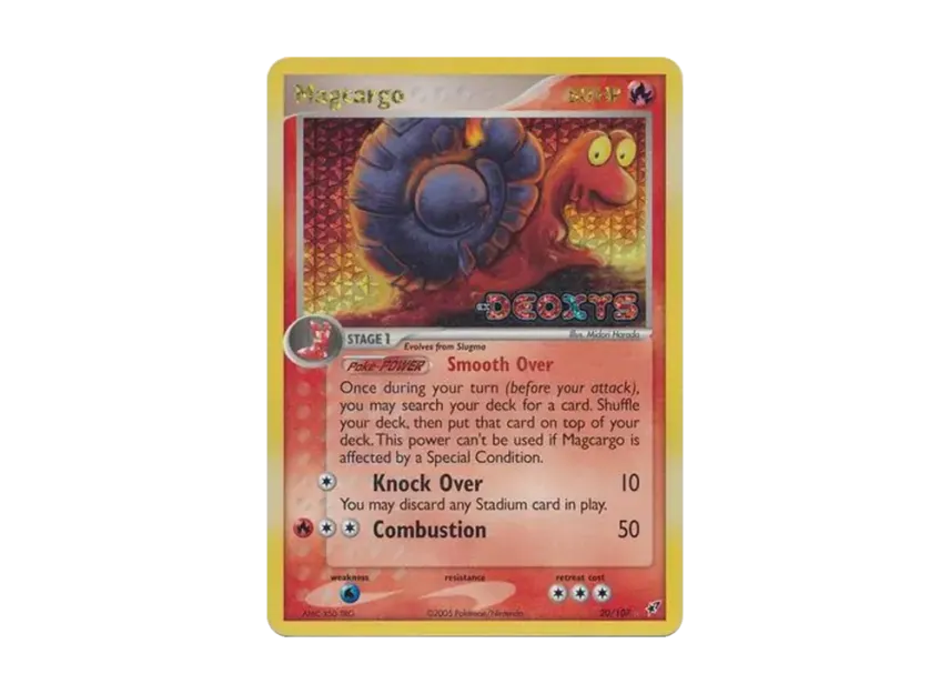 Magcargo R : Reverse Holo [107-EX-DEOXYS 20/107] [EN] (EX Ruby & Sapphire "EX Deoxys")