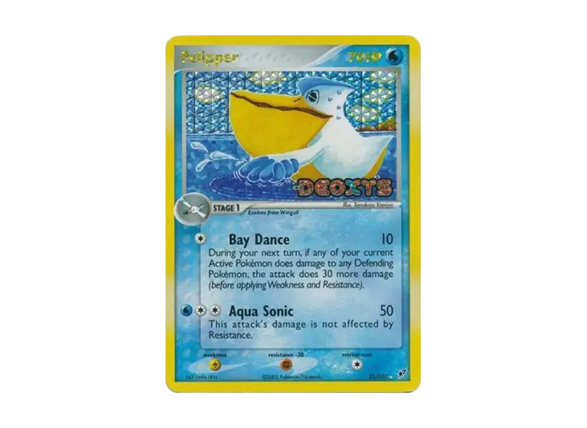 Pelipper R : Reverse Holo [107-EX-DEOXYS 21/107] [EN] (EX Ruby & Sapphire "EX Deoxys")