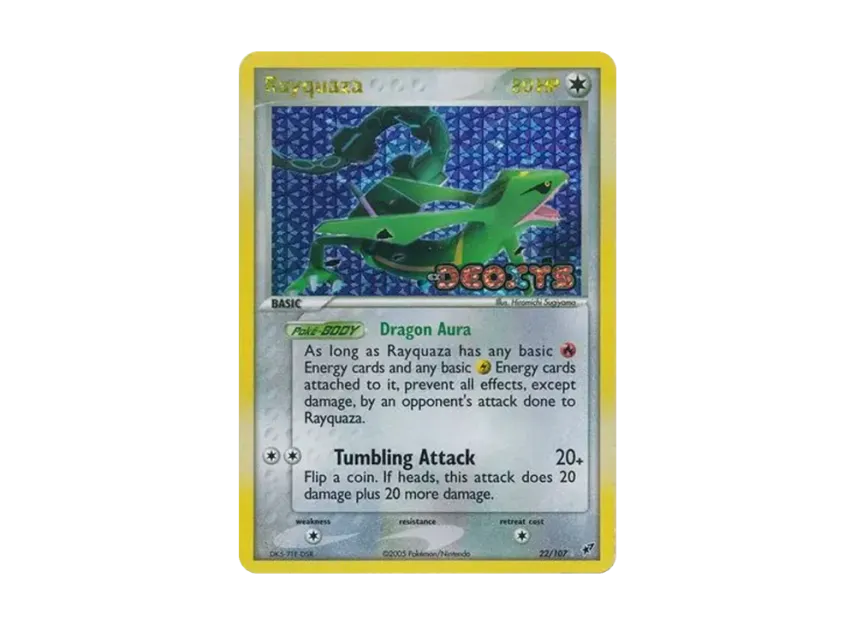 Rayquaza R : Reverse Holo [107-EX-DEOXYS 22/107] [EN] (EX Ruby & Sapphire "EX Deoxys")