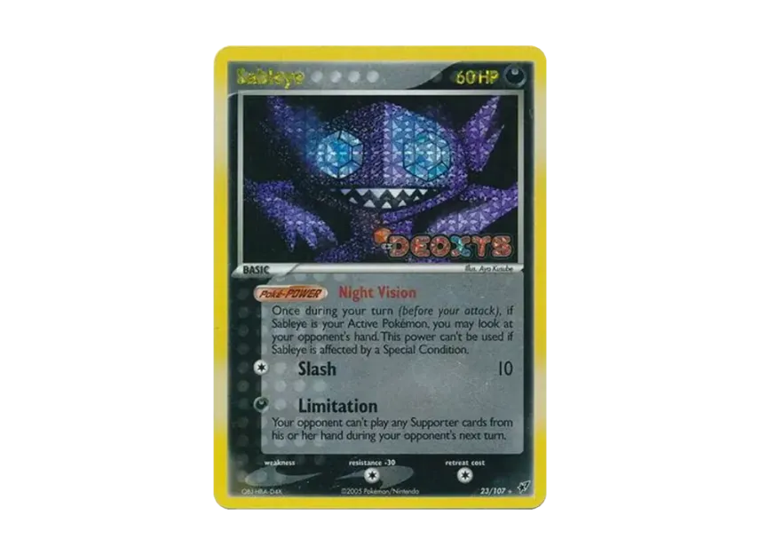 Sableye R : Reverse Holo [107-EX-DEOXYS 23/107] [EN] (EX Ruby & Sapphire "EX Deoxys")