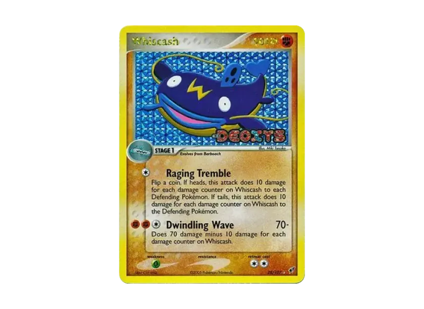Whiscash R : Reverse Holo [107-EX-DEOXYS 28/107] [EN] (EX Ruby & Sapphire "EX Deoxys")