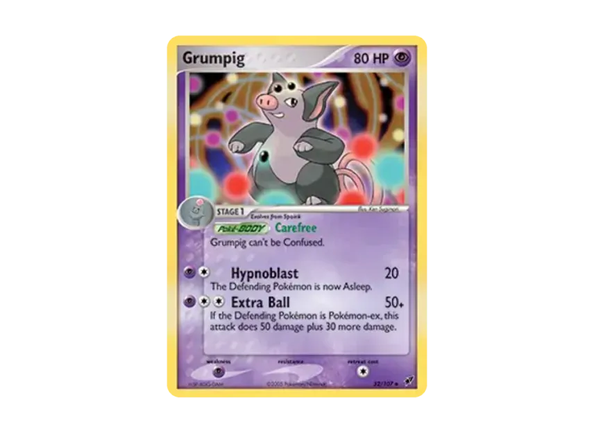 Grumpig U [107-EX-DEOXYS 32/107] [EN] (EX Ruby & Sapphire "EX Deoxys")