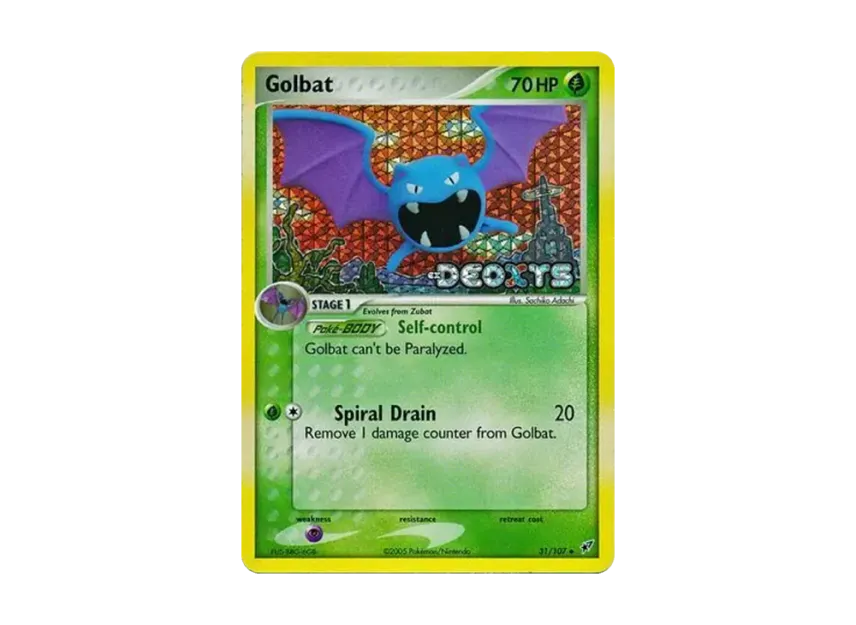 Golbat U : Reverse Holo [107-EX-DEOXYS 31/107] [EN] (EX Ruby & Sapphire "EX Deoxys")
