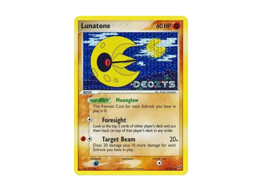 Lunatone U : Reverse Holo [107-EX-DEOXYS 36/107] [EN] (EX Ruby & Sapphire "EX Deoxys")