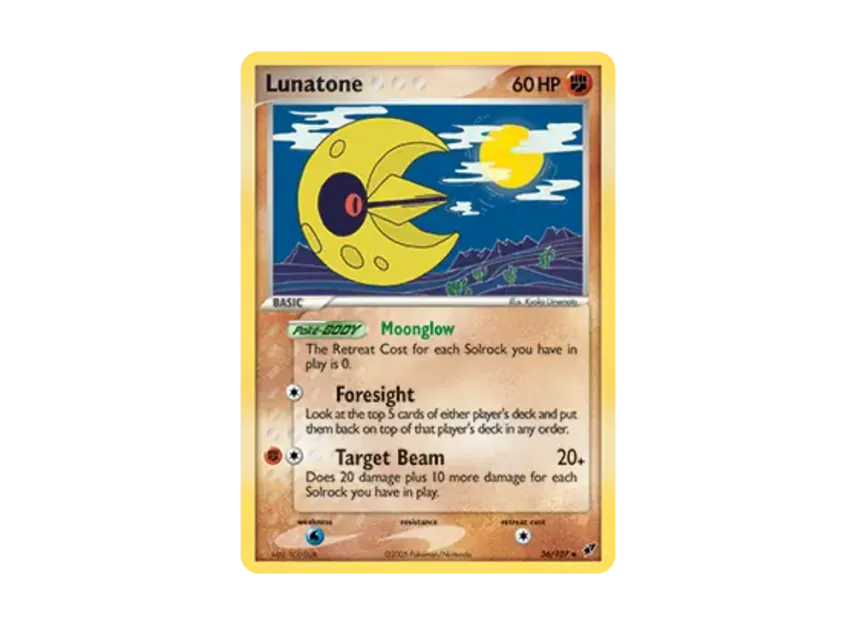 Lunatone U [107-EX-DEOXYS 36/107] [EN] (EX Ruby & Sapphire "EX Deoxys")