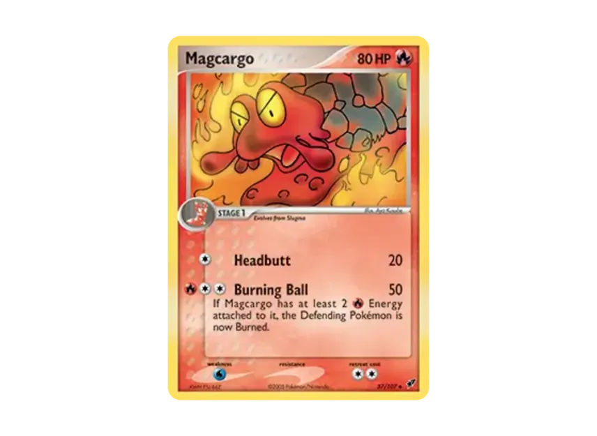 Magcargo U [107-EX-DEOXYS 37/107] [EN] (EX Ruby & Sapphire "EX Deoxys")