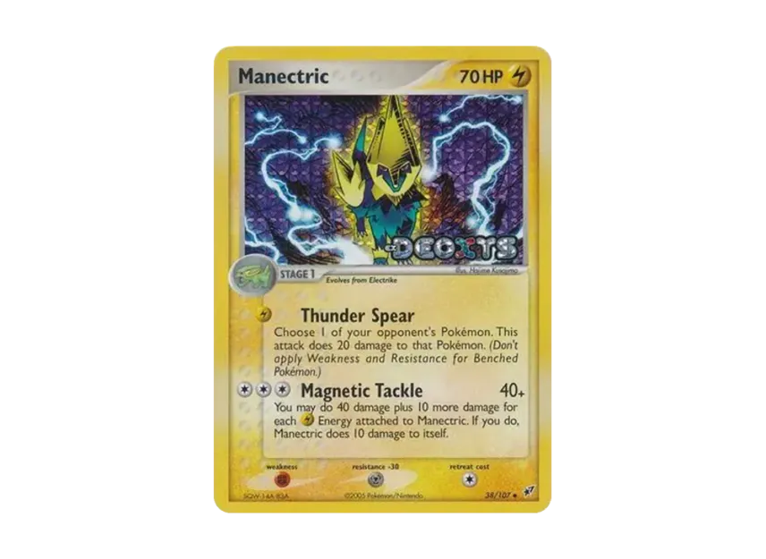 Manectric U : Reverse Holo [107-EX-DEOXYS 38/107] [EN] (EX Ruby & Sapphire "EX Deoxys")