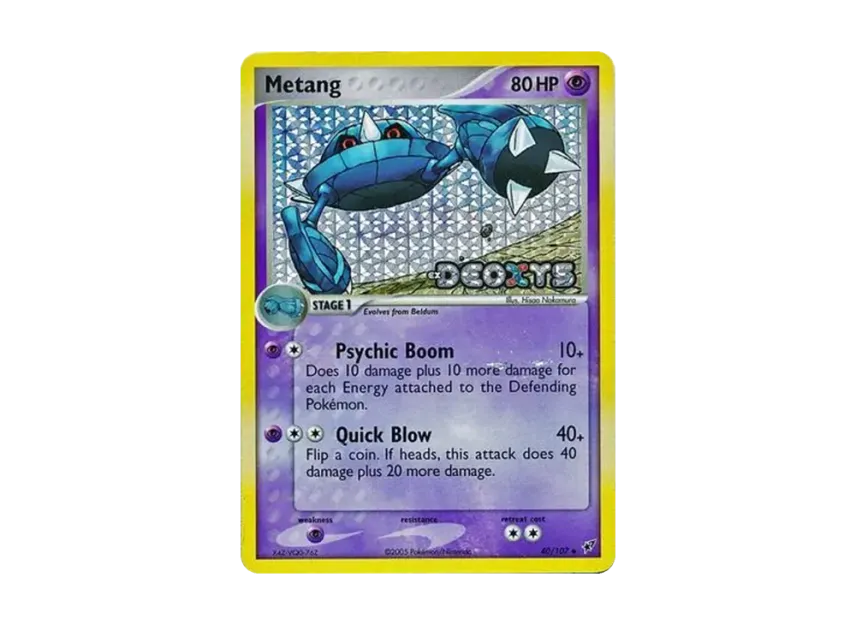 Metang U : Reverse Holo [107-EX-DEOXYS 40/107] [EN] (EX Ruby & Sapphire "EX Deoxys")