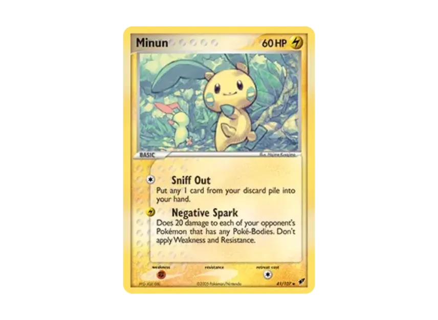 Minun U [107-EX-DEOXYS 41/107] [EN] (EX Ruby & Sapphire "EX Deoxys")