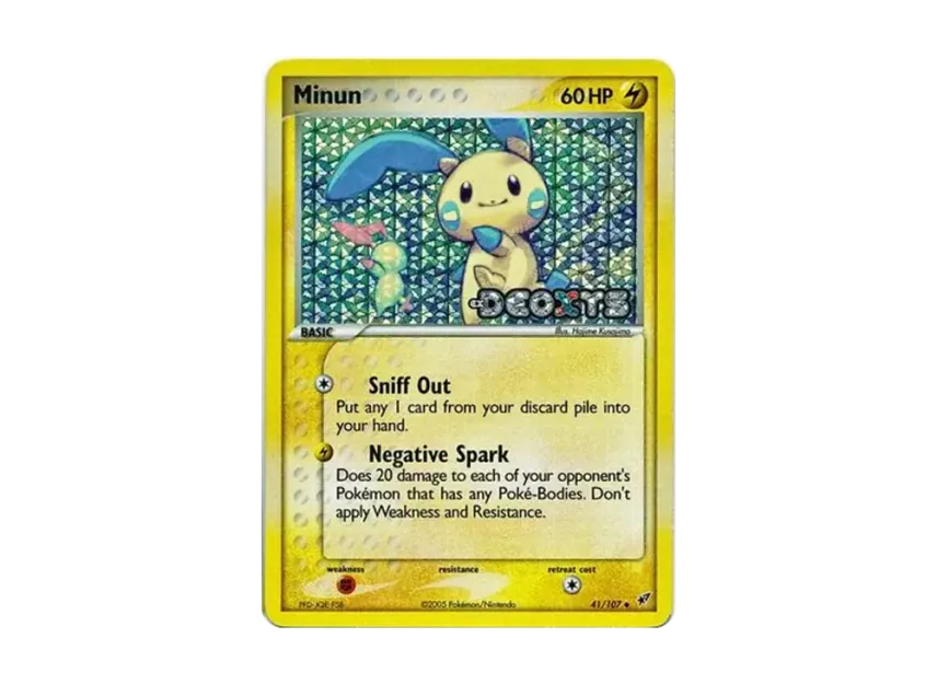 Minun U : Reverse Holo [107-EX-DEOXYS 41/107] [EN] (EX Ruby & Sapphire "EX Deoxys")
