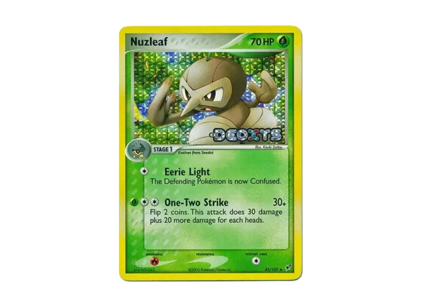 Nuzleaf U : Reverse Holo [107-EX-DEOXYS 43/107] [EN] (EX Ruby & Sapphire "EX Deoxys")