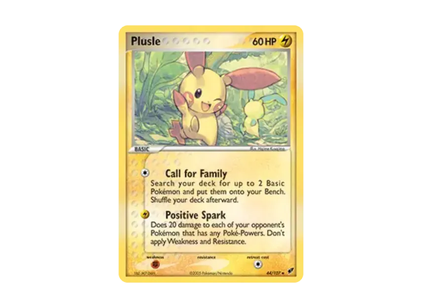 Plusle U [107-EX-DEOXYS 44/107] [EN] (EX Ruby & Sapphire "EX Deoxys")