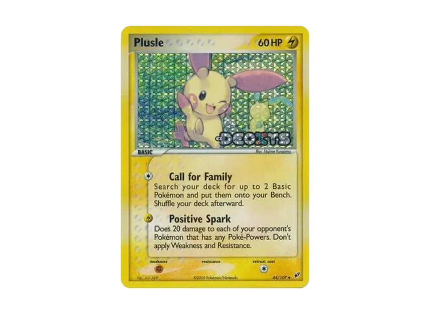 Plusle U : Reverse Holo [107-EX-DEOXYS 44/107] [EN] (EX Ruby & Sapphire "EX Deoxys")
