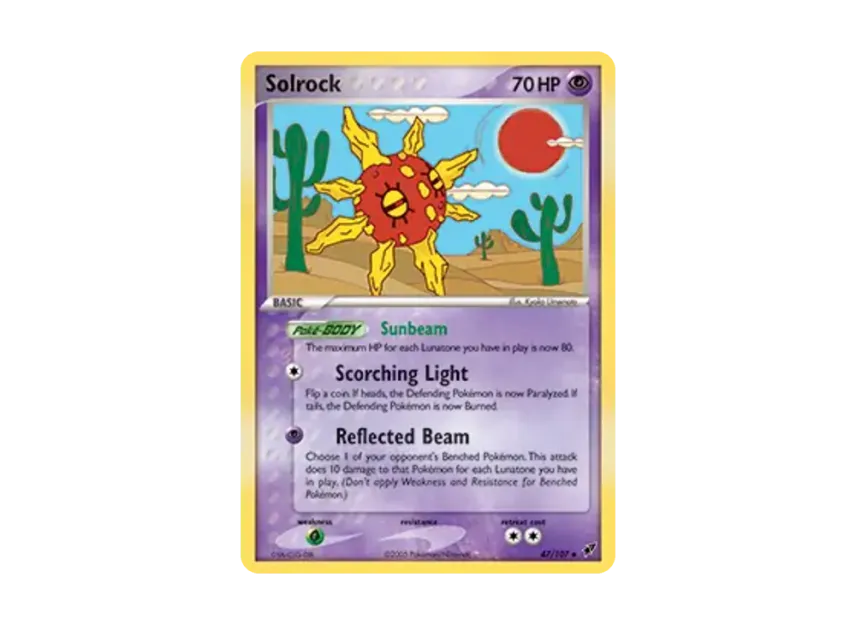 Solrock U [107-EX-DEOXYS 47/107] [EN] (EX Ruby & Sapphire "EX Deoxys")