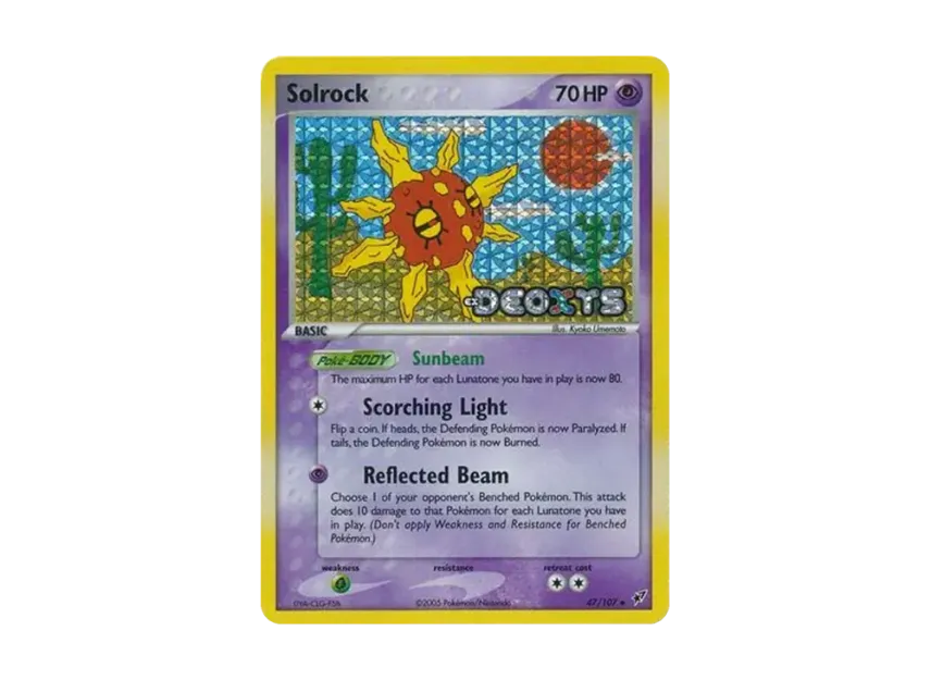 Solrock U : Reverse Holo [107-EX-DEOXYS 47/107] [EN] (EX Ruby & Sapphire "EX Deoxys")