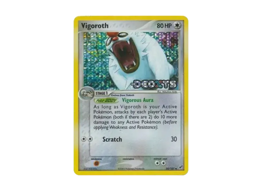Vigoroth U : Reverse Holo [107-EX-DEOXYS 50/107] [EN] (EX Ruby & Sapphire "EX Deoxys")