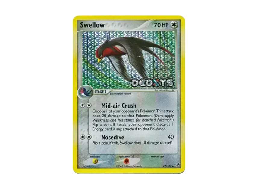 Swellow U : Reverse Holo [107-EX-DEOXYS 49/107] [EN] (EX Ruby & Sapphire "EX Deoxys")