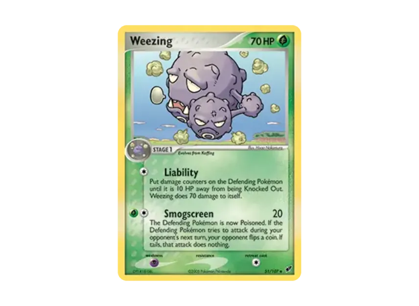 Weezing U [107-EX-DEOXYS 51/107] [EN] (EX Ruby & Sapphire "EX Deoxys")