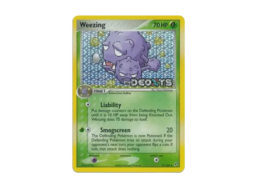 Weezing U : Reverse Holo [107-EX-DEOXYS 51/107] [EN] (EX Ruby & Sapphire "EX Deoxys")
