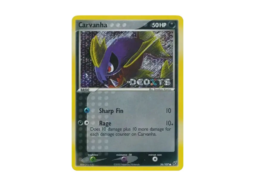 Carvanha C : Reverse Holo [107-EX-DEOXYS 56/107] [EN] (EX Ruby & Sapphire "EX Deoxys")
