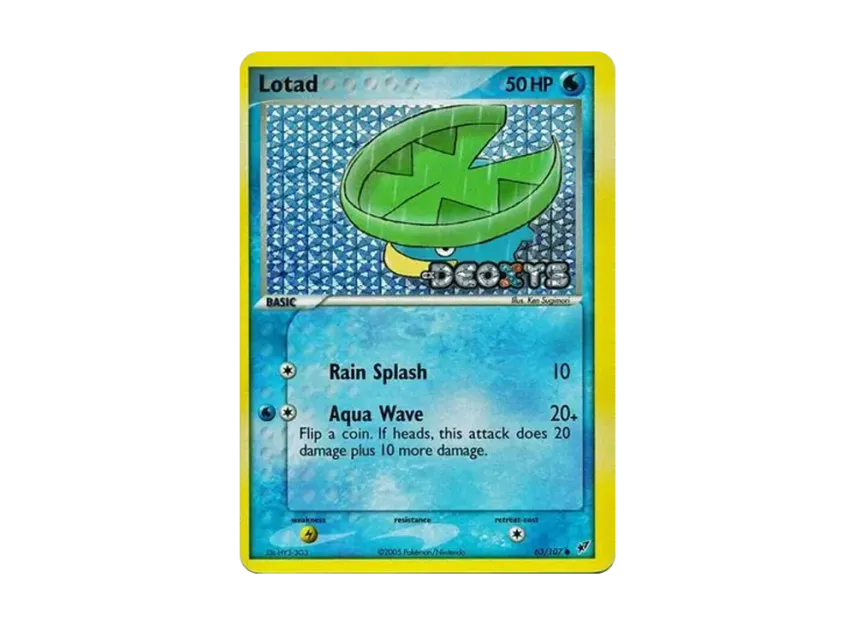 Lotad C : Reverse Holo [107-EX-DEOXYS 63/107] [EN] (EX Ruby & Sapphire "EX Deoxys")