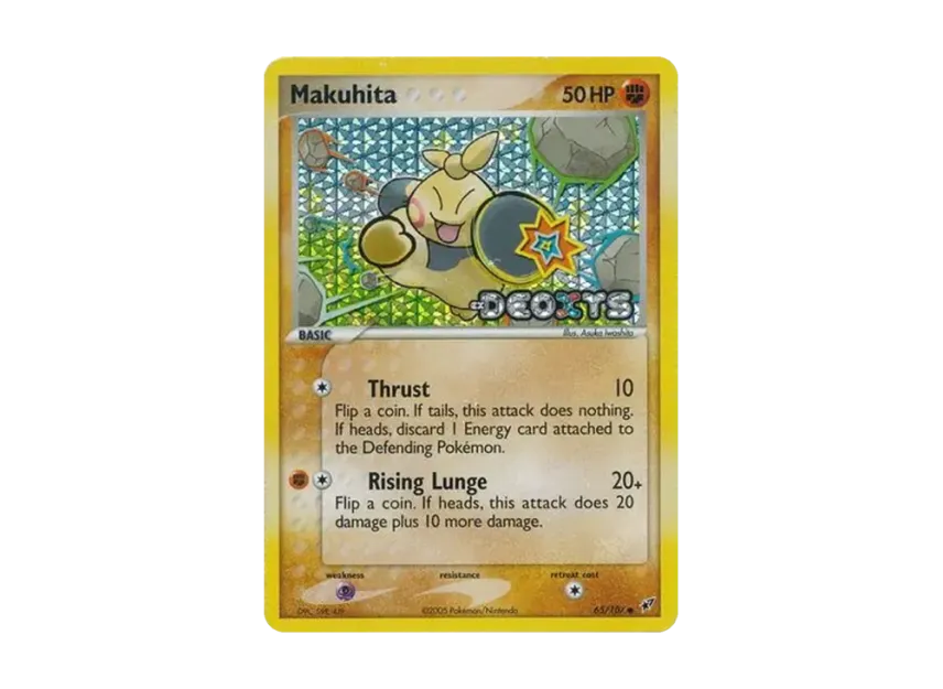 Makuhita C : Reverse Holo [107-EX-DEOXYS 65/107] [EN] (EX Ruby & Sapphire "EX Deoxys")