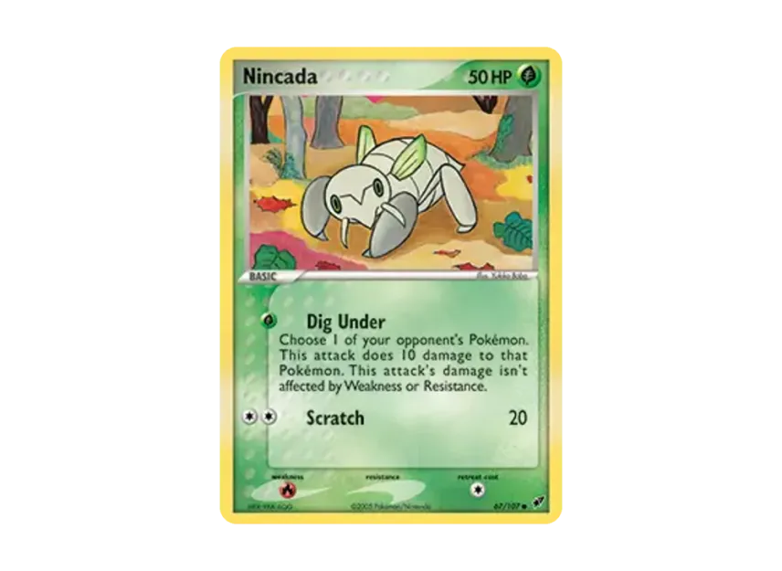 Nincada C [107-EX-DEOXYS 67/107] [EN] (EX Ruby & Sapphire "EX Deoxys")