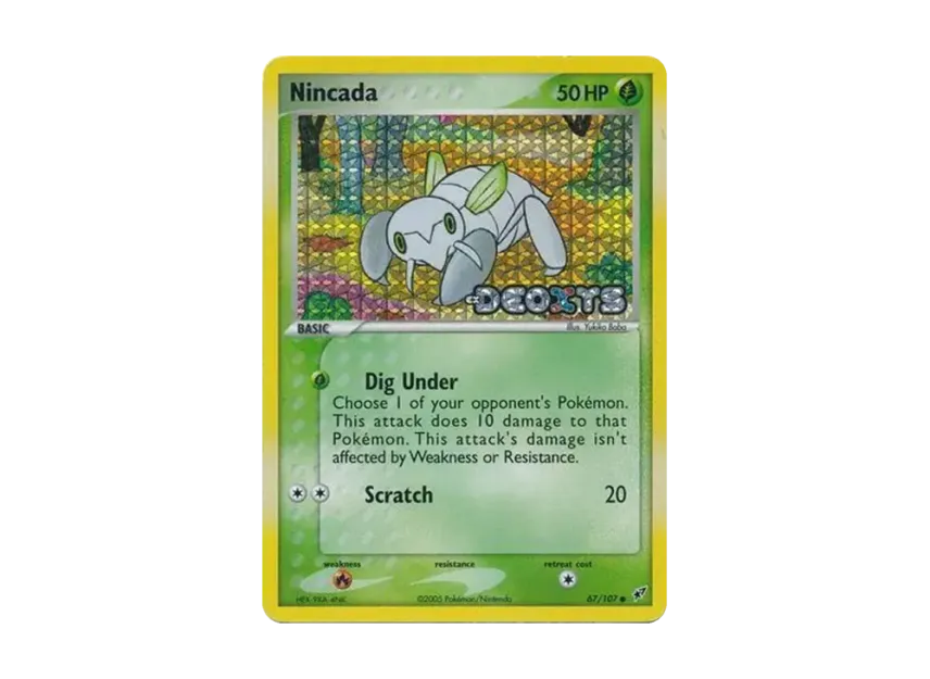 Nincada C : Reverse Holo [107-EX-DEOXYS 67/107] [EN] (EX Ruby & Sapphire "EX Deoxys")