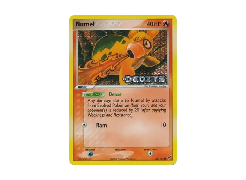 Numel C : Reverse Holo [107-EX-DEOXYS 68/107] [EN] (EX Ruby & Sapphire "EX Deoxys")
