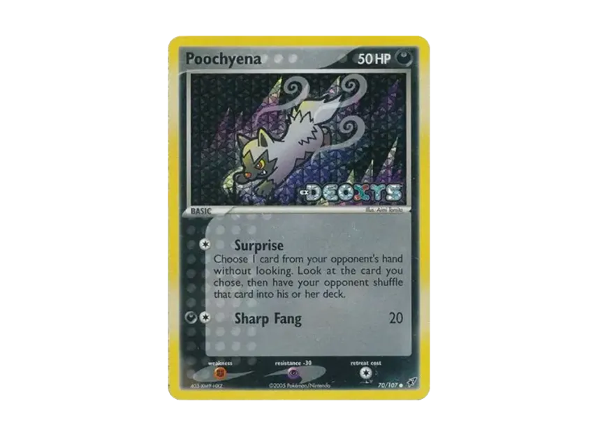 Poochyena C : Reverse Holo [107-EX-DEOXYS 70/107] [EN] (EX Ruby & Sapphire "EX Deoxys")