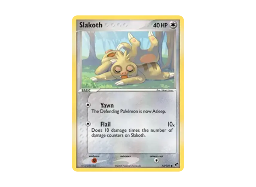 Slakoth C [107-EX-DEOXYS 73/107] [EN] (EX Ruby & Sapphire "EX Deoxys")