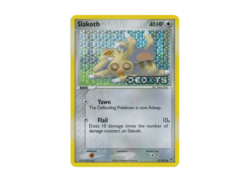 Slakoth C : Reverse Holo [107-EX-DEOXYS 73/107] [EN] (EX Ruby & Sapphire "EX Deoxys")