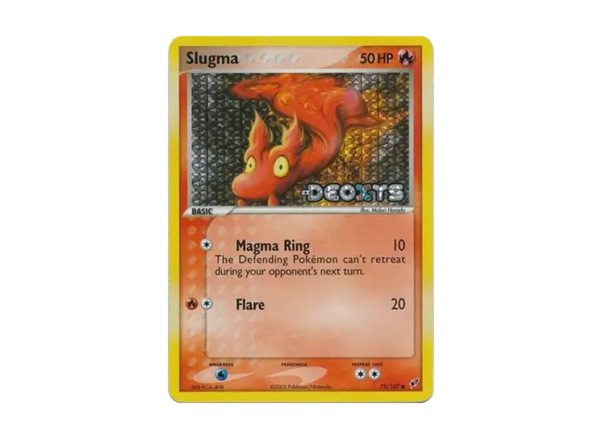 Slugma C : Reverse Holo [107-EX-DEOXYS 75/107] [EN] (EX Ruby & Sapphire "EX Deoxys")