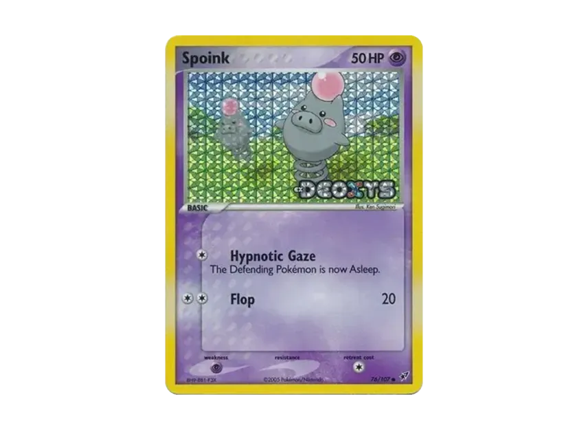 Spoink C : Reverse Holo [107-EX-DEOXYS 76/107] [EN] (EX Ruby & Sapphire "EX Deoxys")