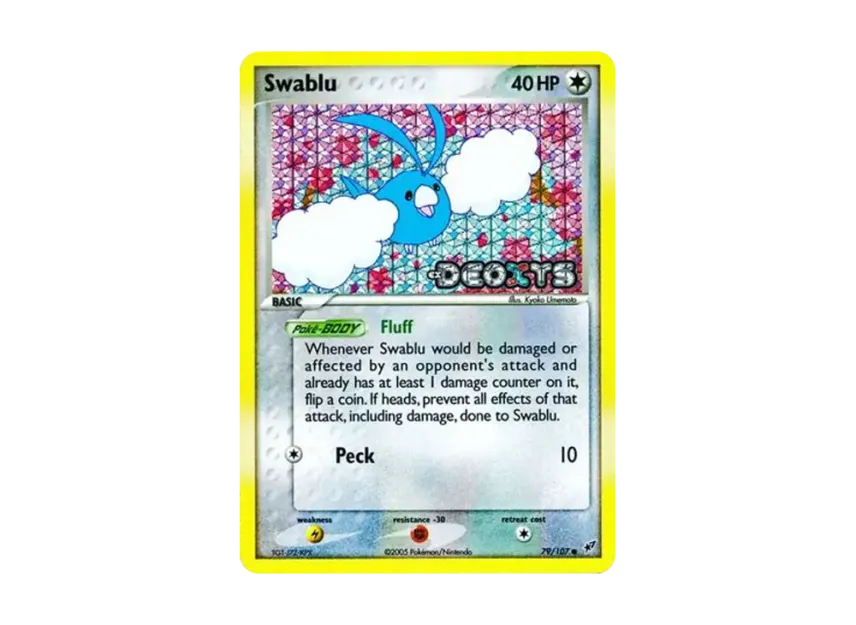 Swablu C : Reverse Holo [107-EX-DEOXYS 79/107] [EN] (EX Ruby & Sapphire "EX Deoxys")