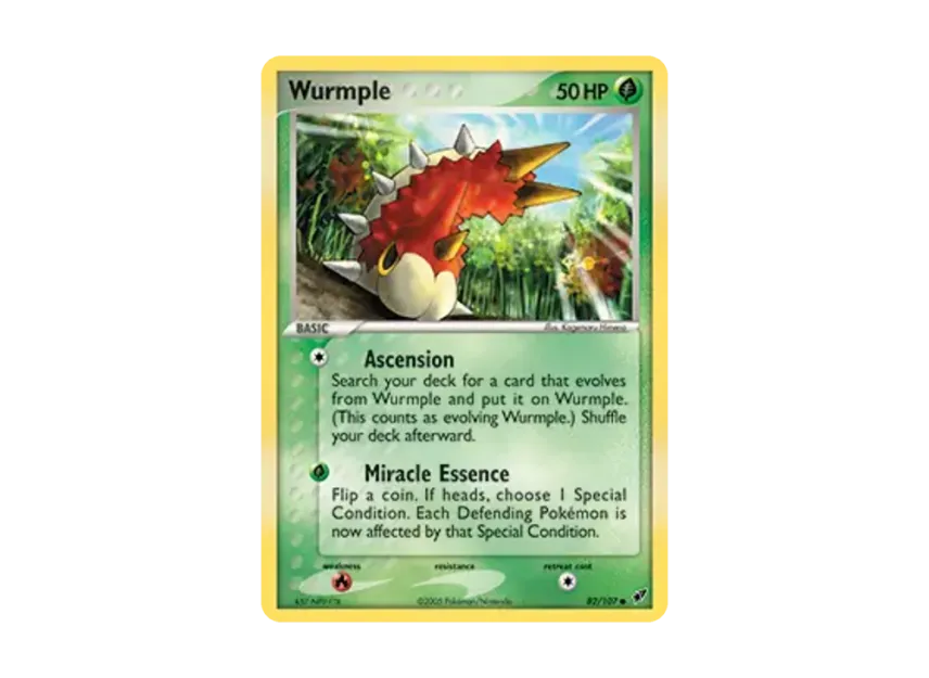 Wurmple C [107-EX-DEOXYS 82/107] [EN] (EX Ruby & Sapphire "EX Deoxys")