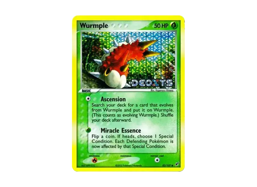 Wurmple C : Reverse Holo [107-EX-DEOXYS 82/107] [EN] (EX Ruby & Sapphire "EX Deoxys")