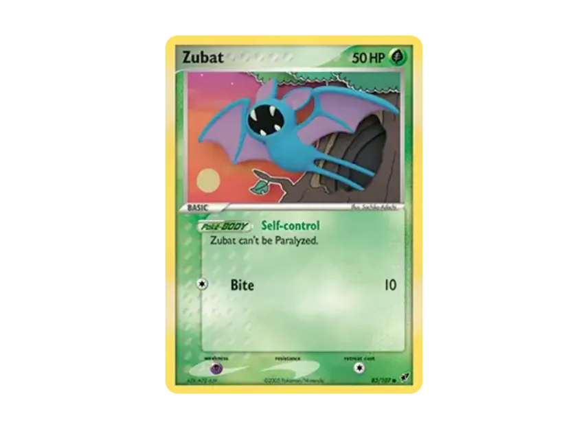 Zubat C [107-EX-DEOXYS 83/107] [EN] (EX Ruby & Sapphire "EX Deoxys")